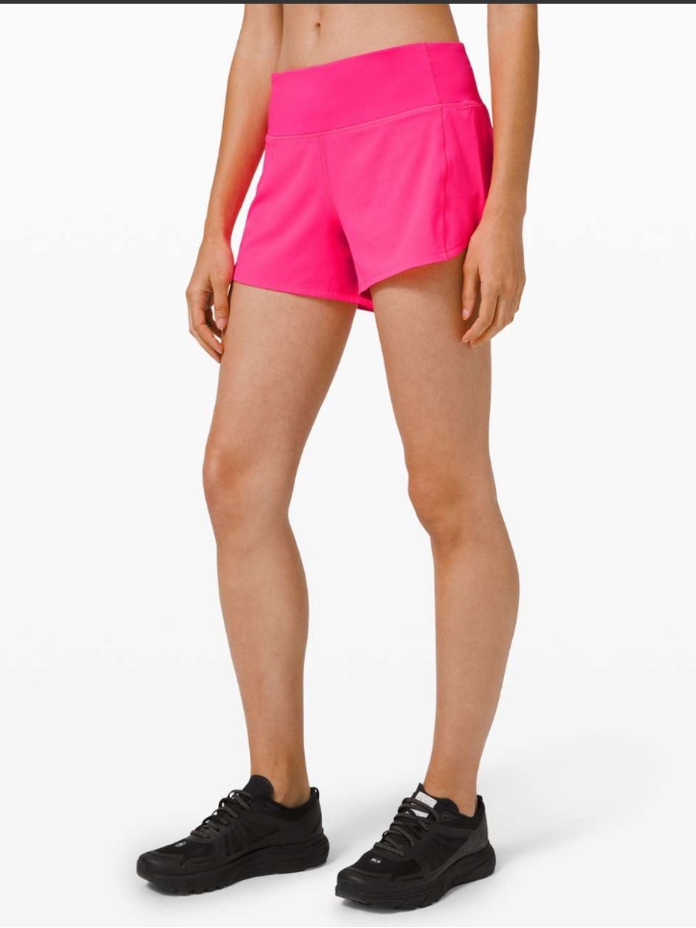 Lululemon Speed Up Short Long *4" Pink Highlight size 10 - Picture 2 of 8